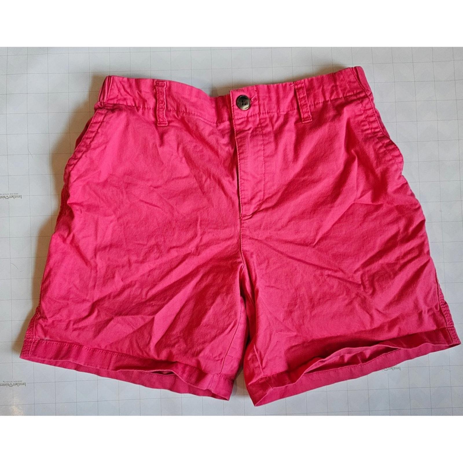 Old Navy Hot Pink OG Chino Shorts Small High Waist Pockets Casual