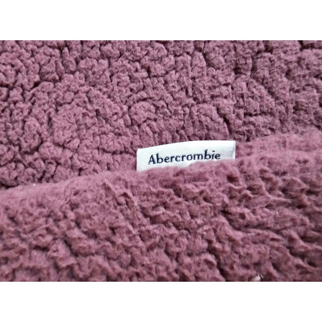 Abercrombie and Fitch Mauve Sherpa Fleece Pullover Women's Large
