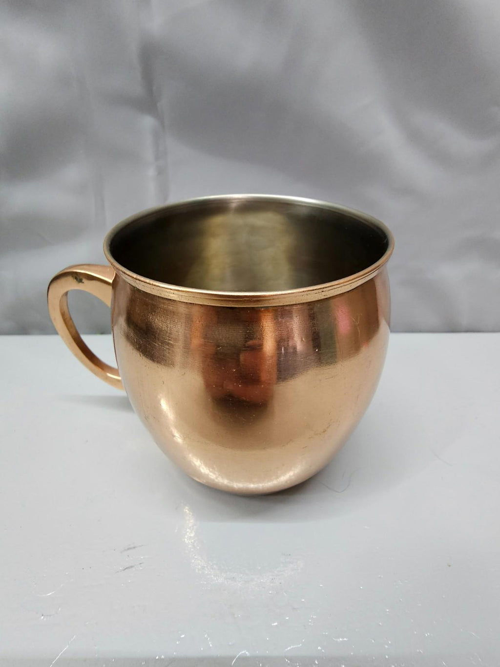 Mikasa Moscow Mule Copper Mug Polished Copper Finish with Brass Handle 16 oz