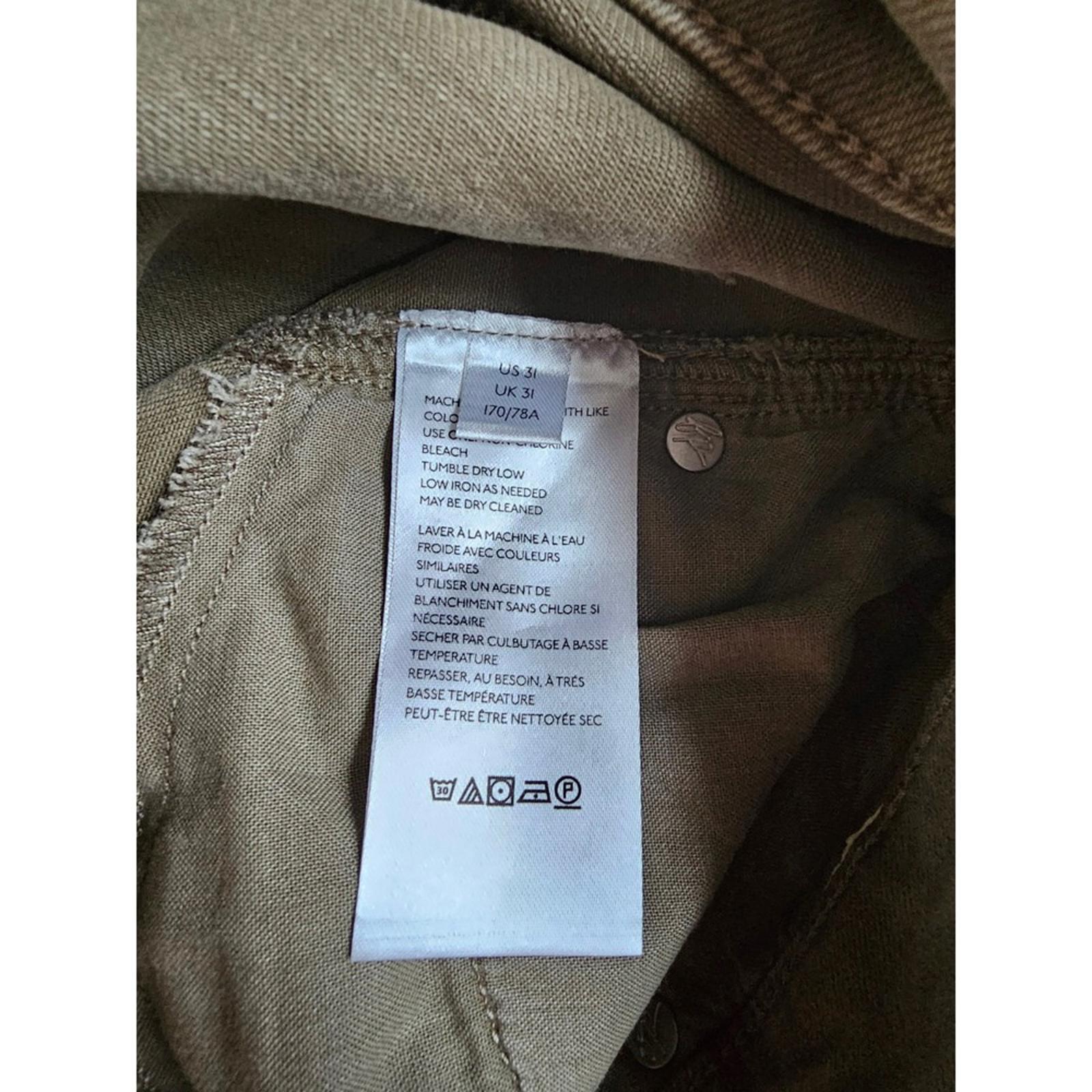 We The Free Free People Olive Green Skinny Jeans 31 Raw Hem Stretch