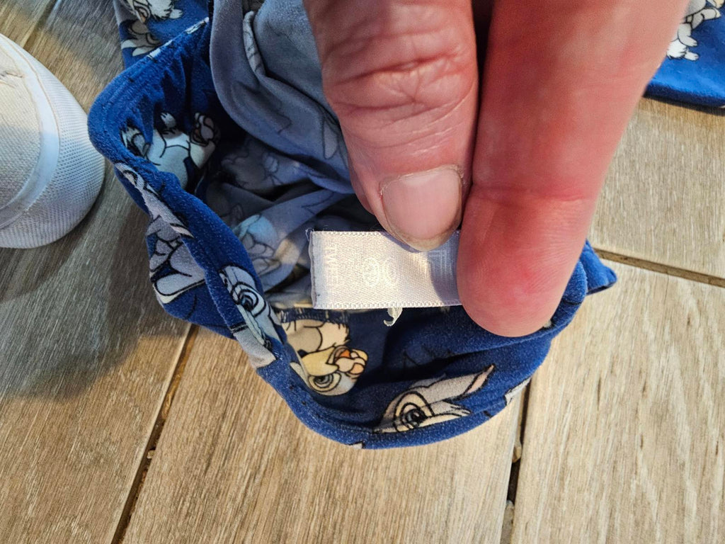 Disney Lularoe OS Leggings Blue Thumper Print Soft Stretch Bunny