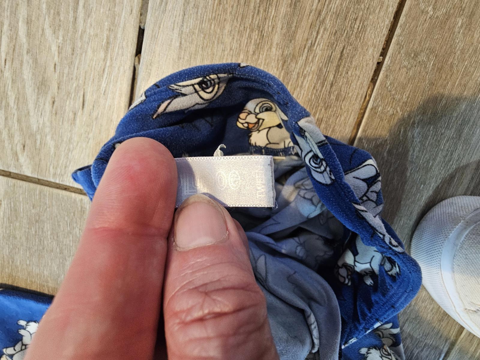 Disney Lularoe OS Leggings Blue Thumper Print Soft Stretch Bunny