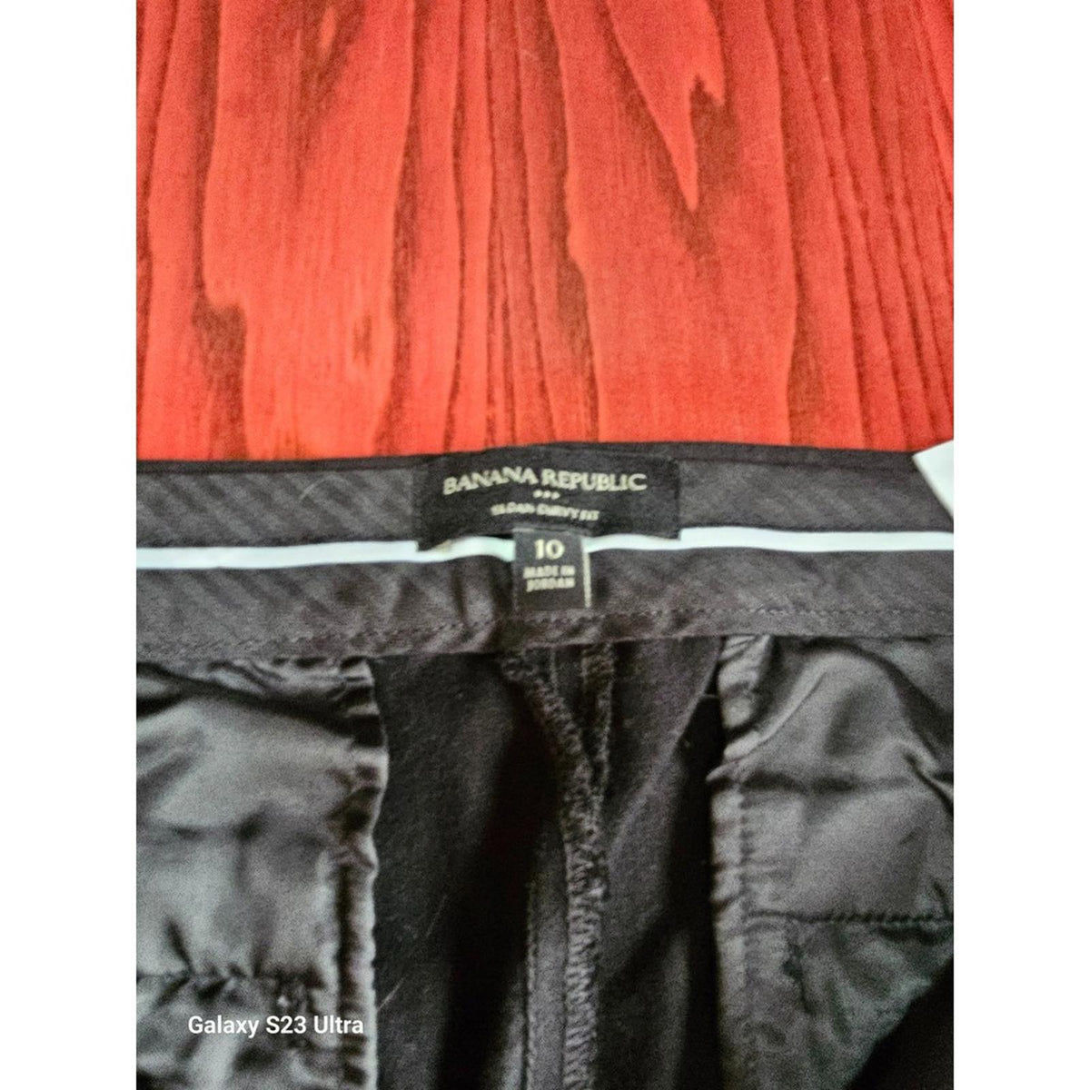 Banana Republic Black Slim Ankle Pants Size 10 Stretch Work Dressy