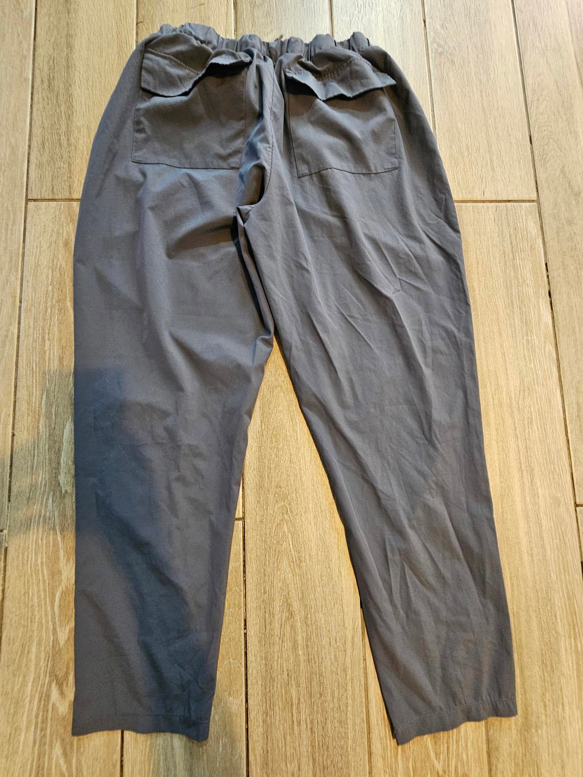 Athletic Works Navy Pants Elastic Waist Size L 12