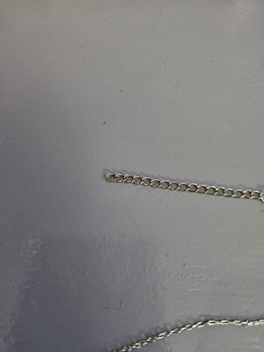 Silver Rhinestone Drop Necklace Broken Clasp Fixer Upper Sparkle Project