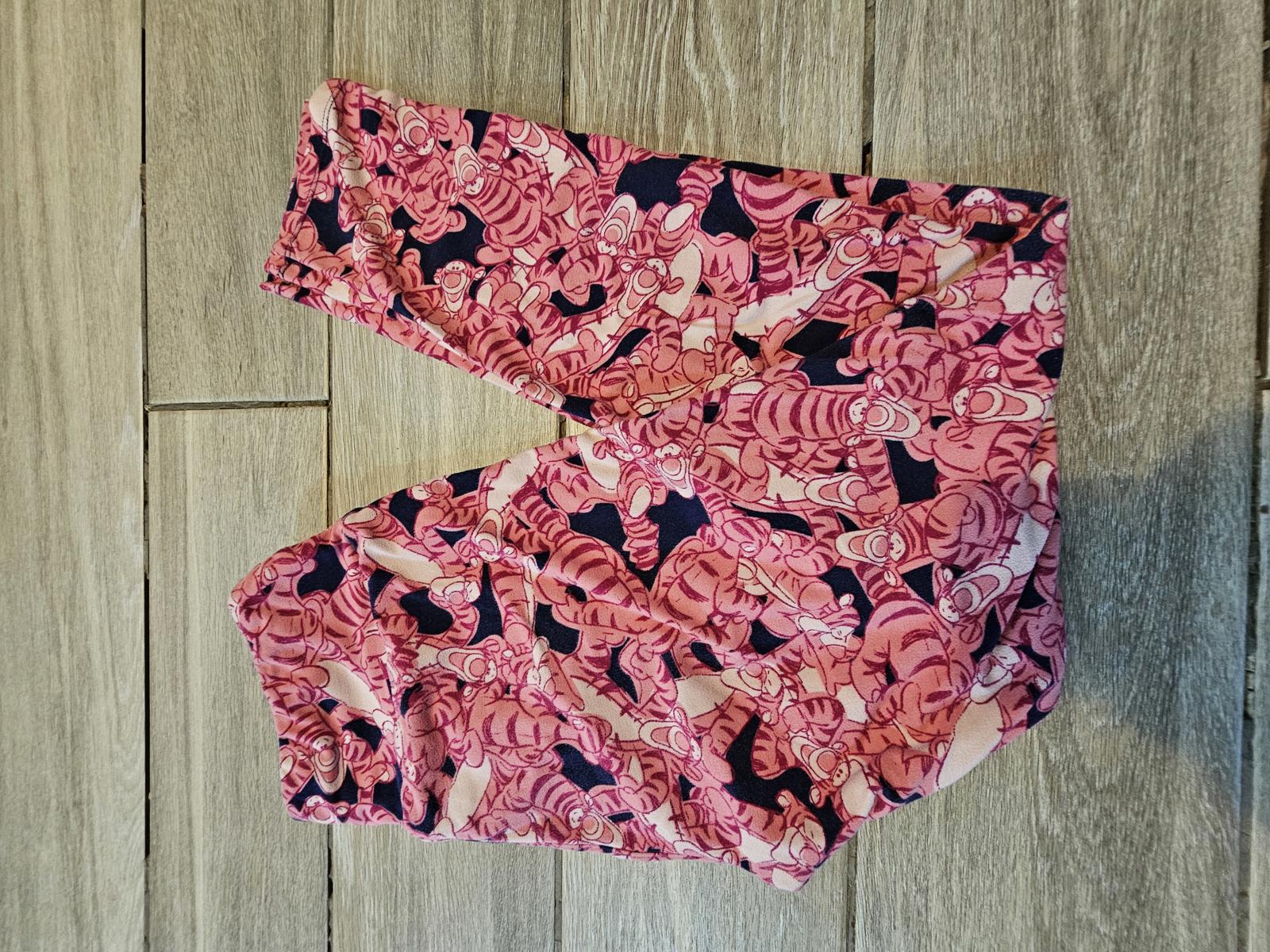 Lularoe OS Disney Leggings Pink Tigger Print Buttery Soft Winnie the Pooh