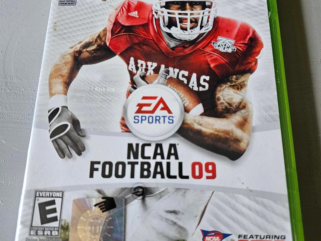 NCAA Football 09 (Microsoft Xbox 360, 2008) Complete w/ Manual Untested