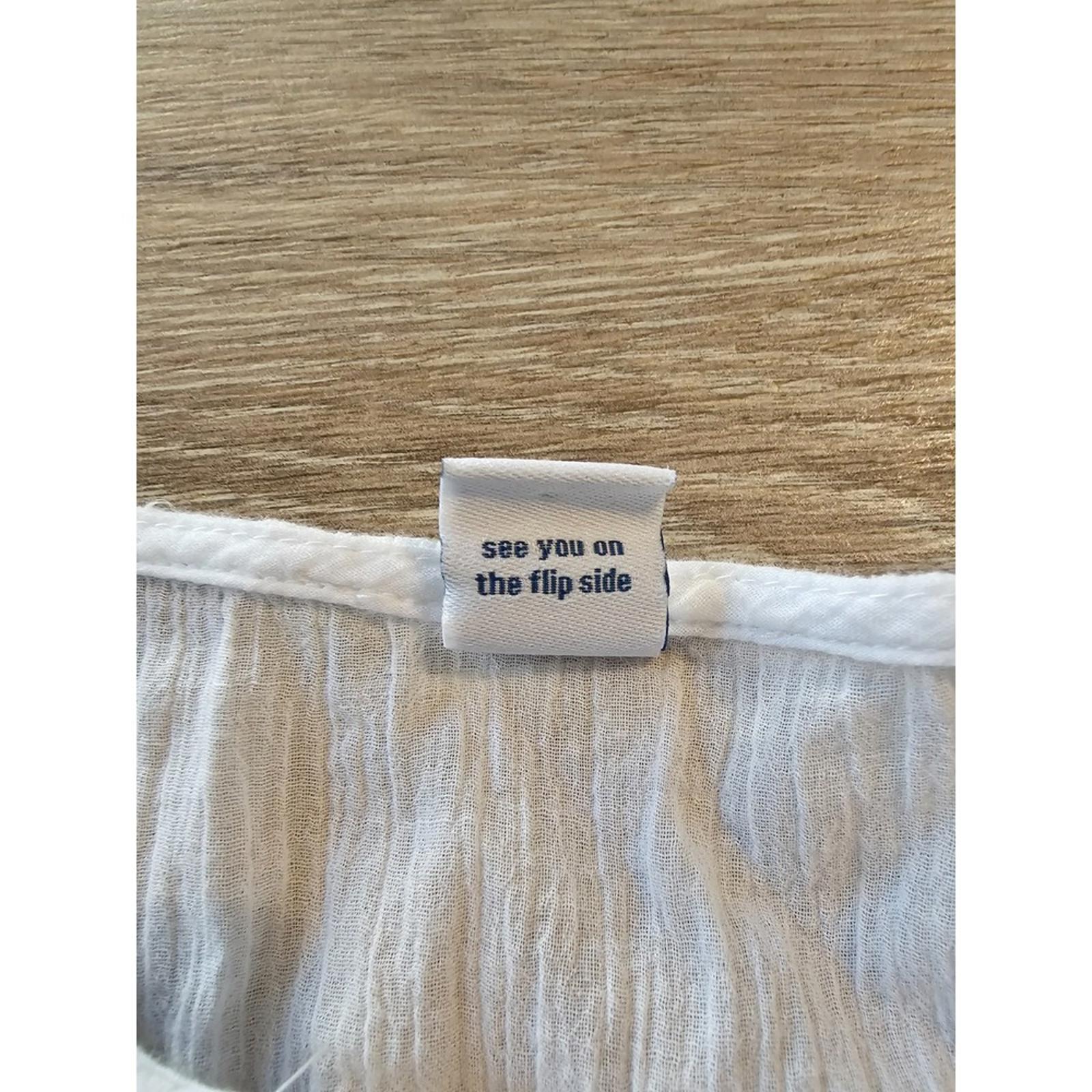 Old Navy White Eyelet Boho Tunic Swim Cover Up Size S