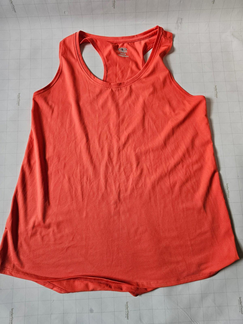 Athletic Works Women’s Racerback Tank Top Coral Orange Size M (8-10) Activewear