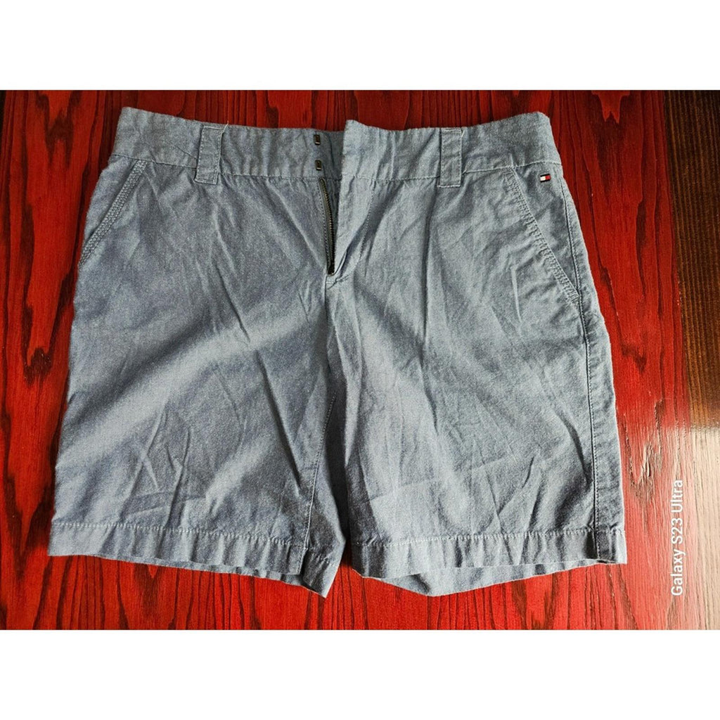 Tommy Hilfiger Blue Chambray Shorts Women's Size 8