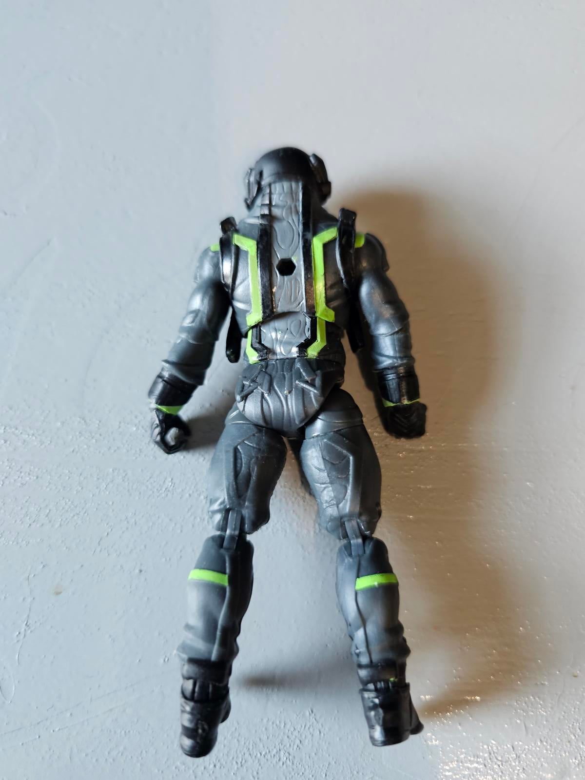 Fortnite Carbide 6" Action Figure – Neon Knight Energy – No Gear