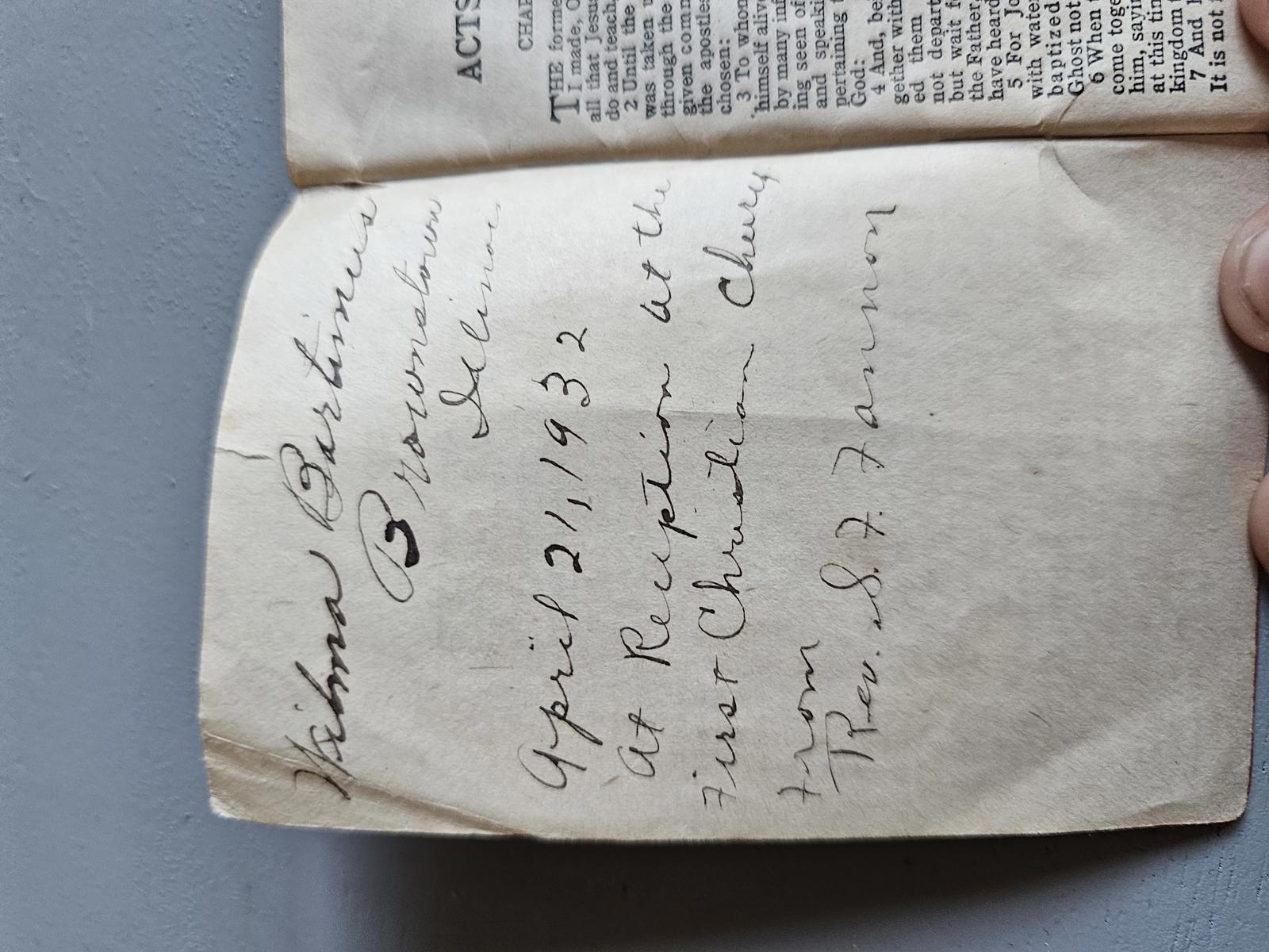 Vintage 'The Acts of the Apostles' Pocket Book - Holy History in Your Pocket!