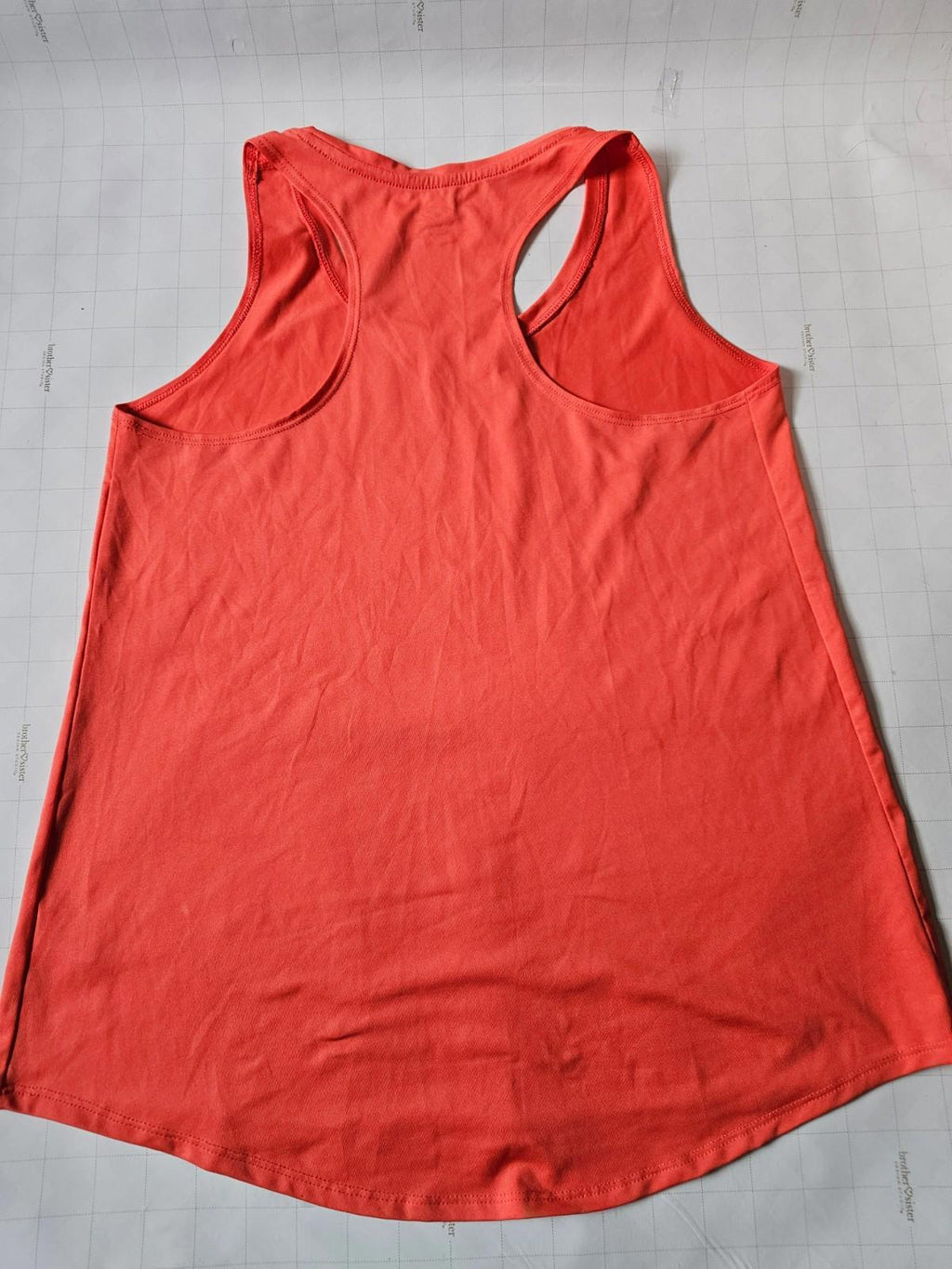 Athletic Works Women’s Racerback Tank Top Coral Orange Size M (8-10) Activewear