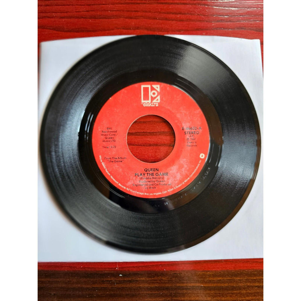 Queen A Human Body / Play The Game 45 RPM Vinyl Record Elektra