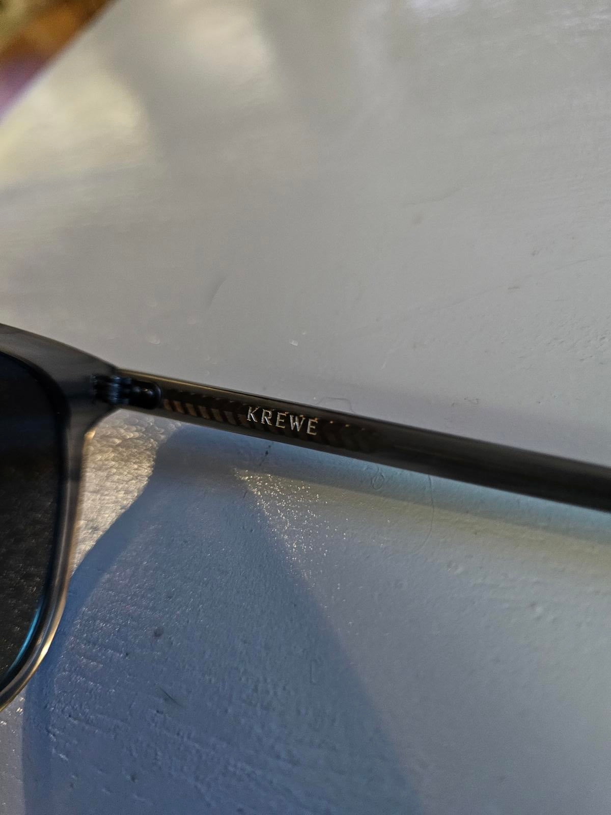 Krewe Blake Polarized Sunglasses Smoke Gray Frame Classic Cool