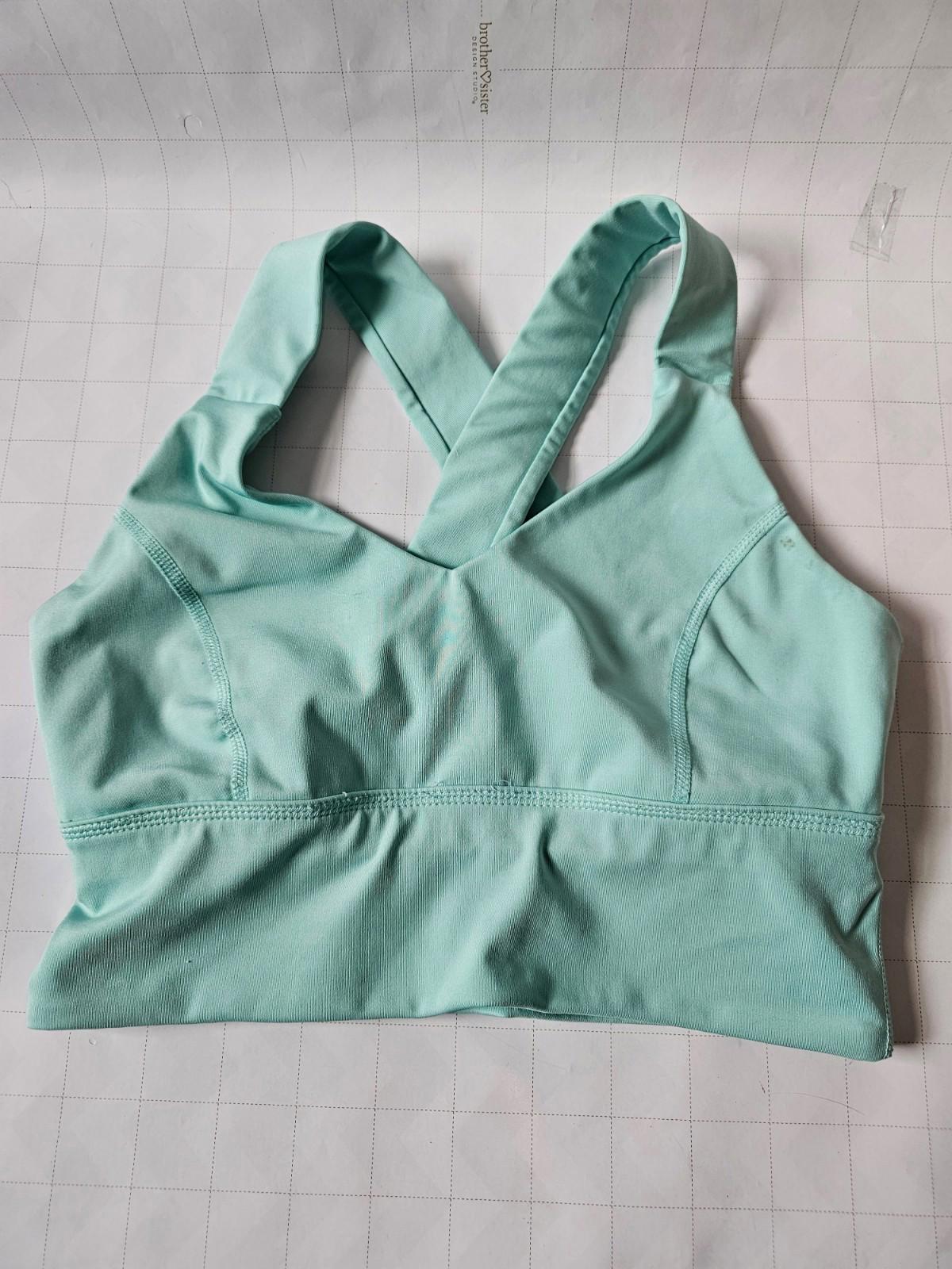 Avia Women's Sports Bra S Mint Green Crossback Racerback Activewear