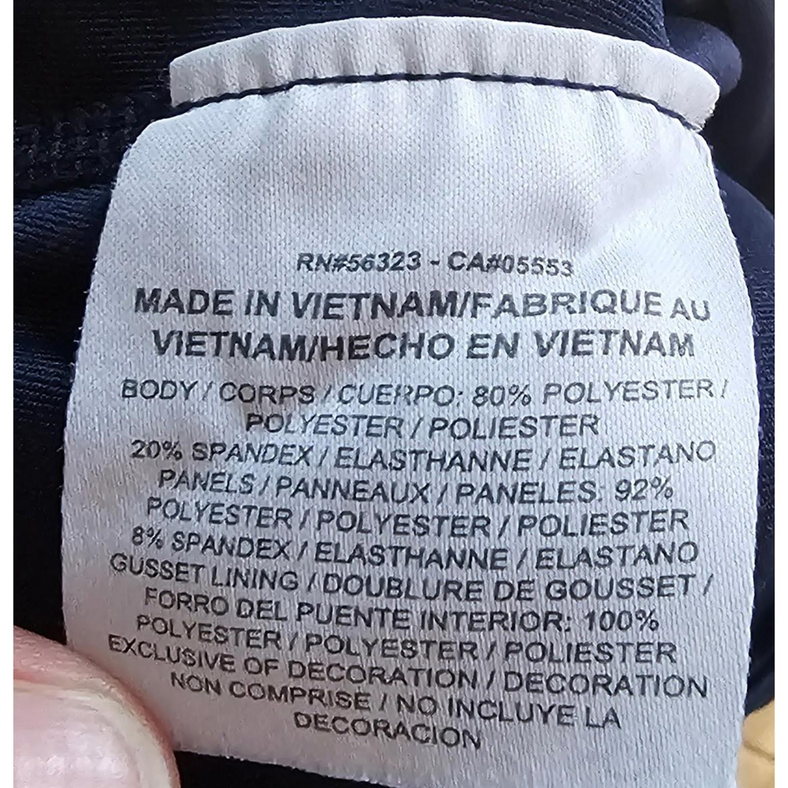 Nike Pro Compression Capri Leggings Small Navy Blue Workout Training