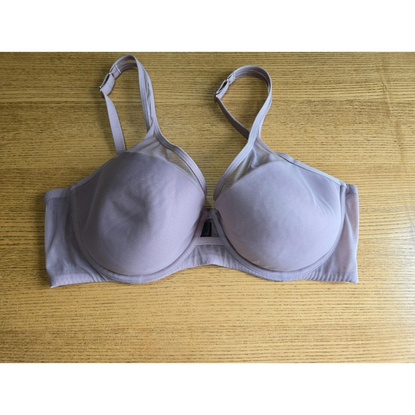 Mauve Mesh Underwire Bra 38DD Attitude Fully Intact