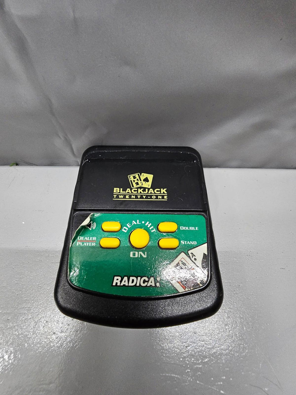 Radica Blackjack Twenty-One LCD Handheld Model 2850 vtg 1990’s Works