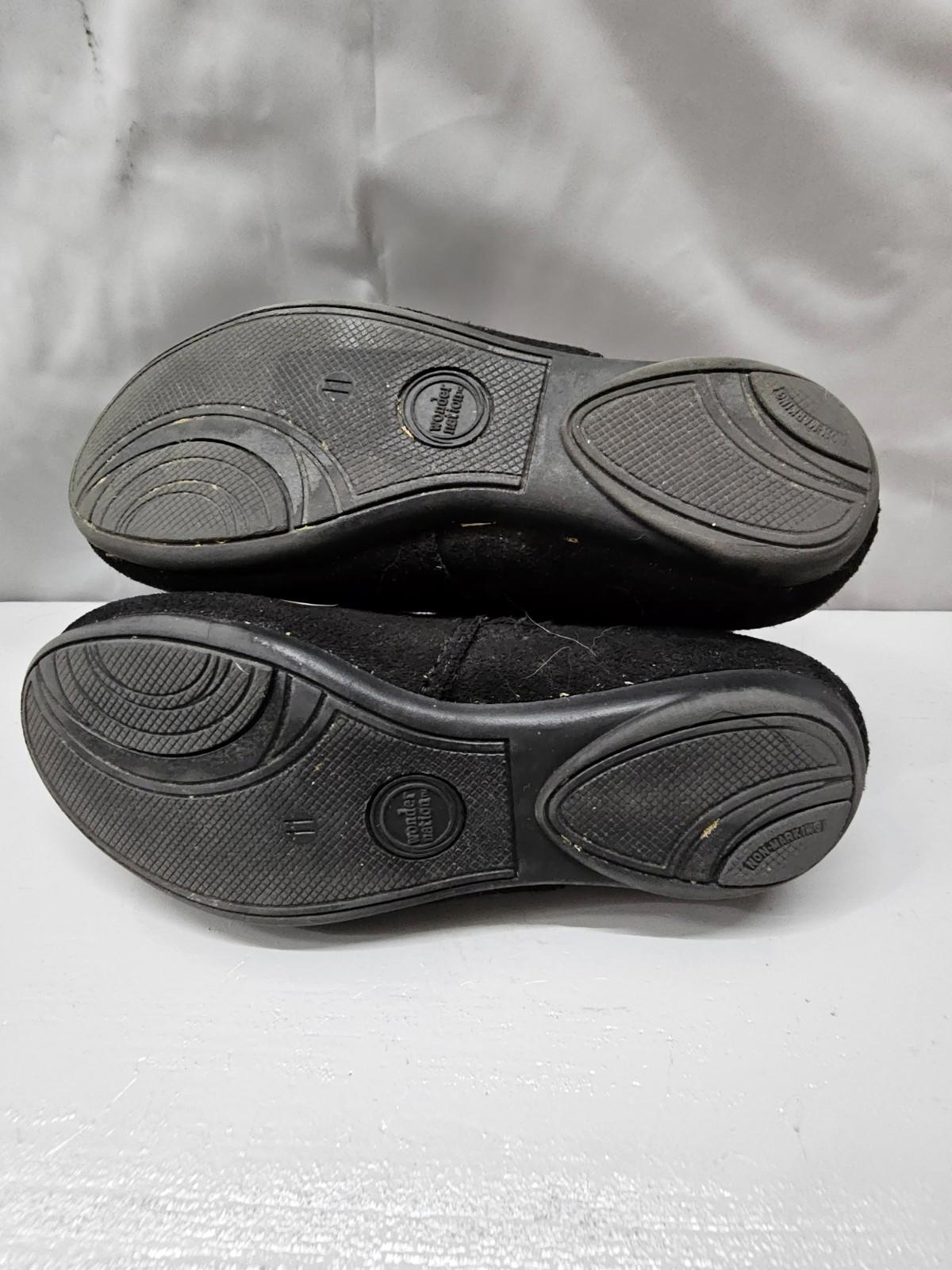 Wonder Nation Kids Black Suede Zip Up Boots Size 11