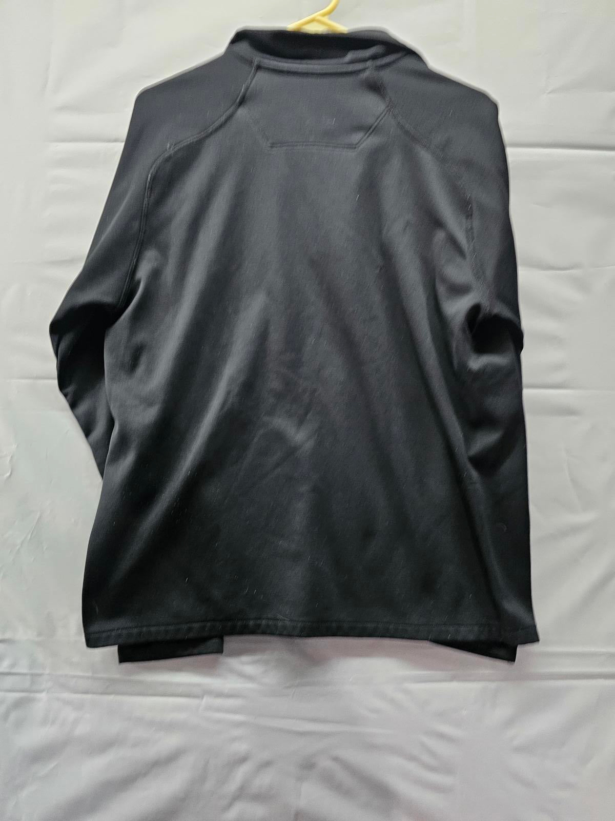 Timberland Men’s Black & Yellow Quarter-Zip Pullover Size M