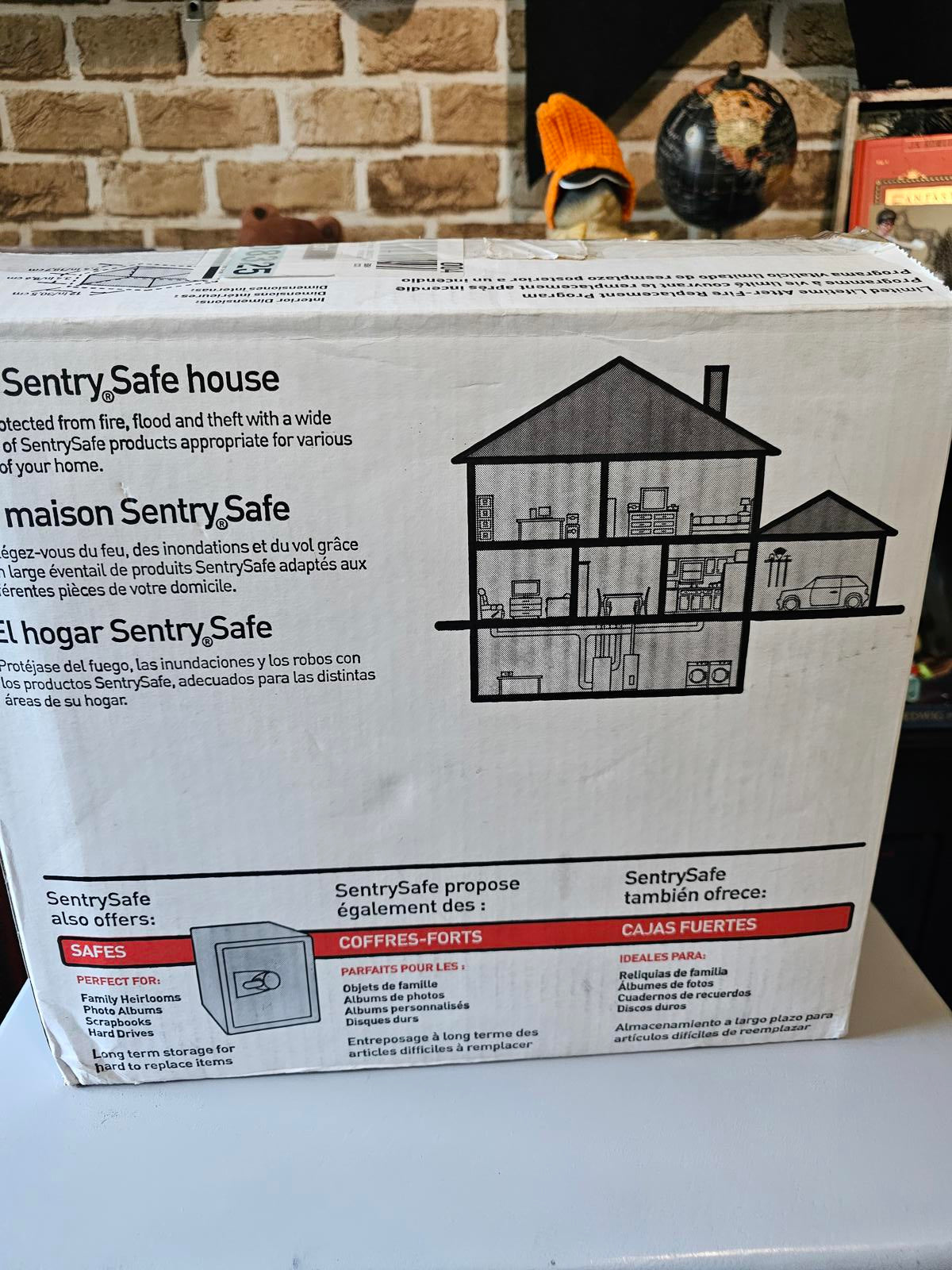 NEW SentrySafe H0100 Fireproof Waterproof Security Safe – Key Lock – Unused