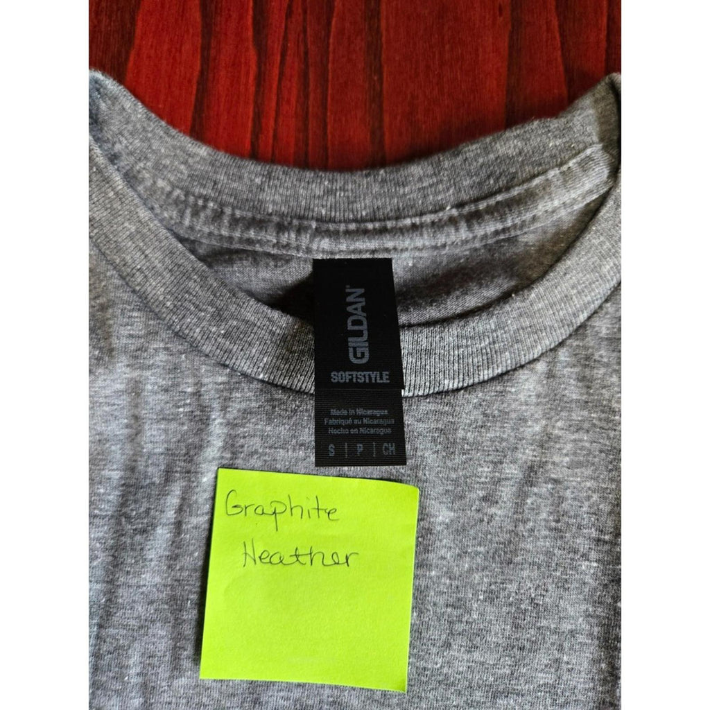 Gildan Softstyle T-Shirt Graphite Heather S Unisex Fit New
