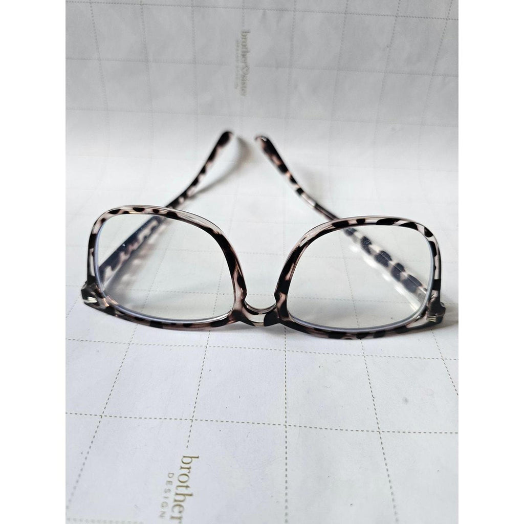 Oversized Tortoise Shell Eyeglass Frames Retro Chic Style