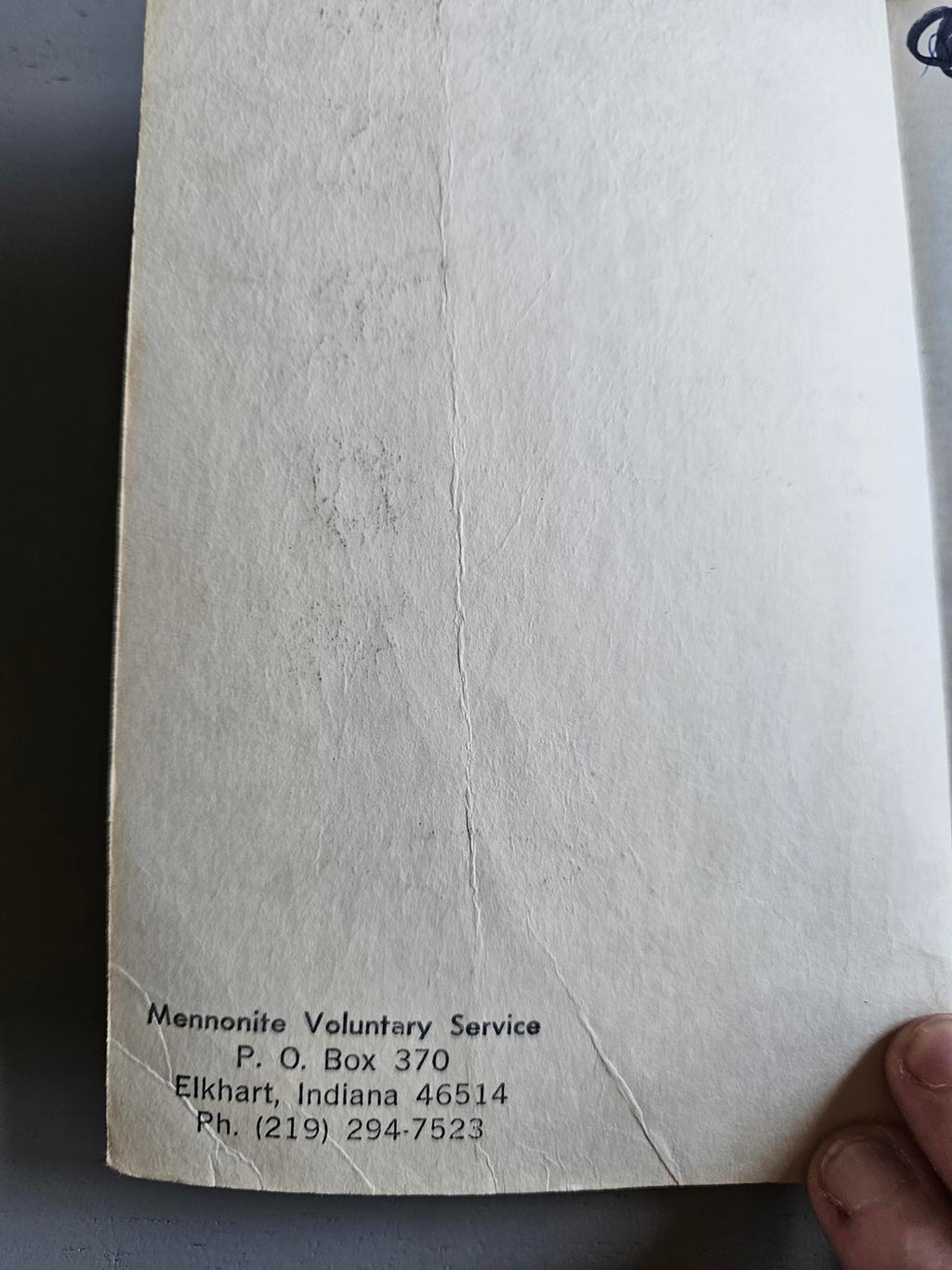 Vintage Mennonite Voluntary Service Songbook - Sing Your Heart Out!