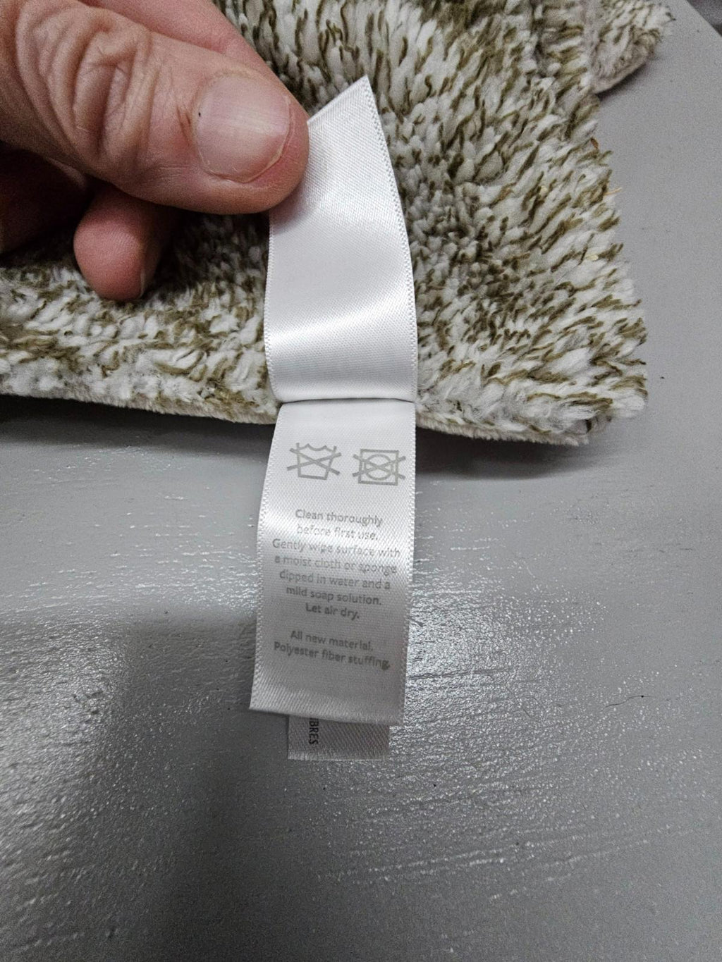 Carters Sloth Security Blanket Plush Baby Lovey Toy Brown And White 14" Stuffed