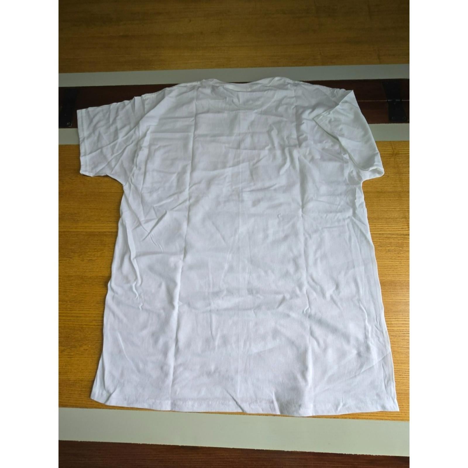 Hanes White TShirt Small S/P/CH Unisex Cotton Crew Neck Tee New