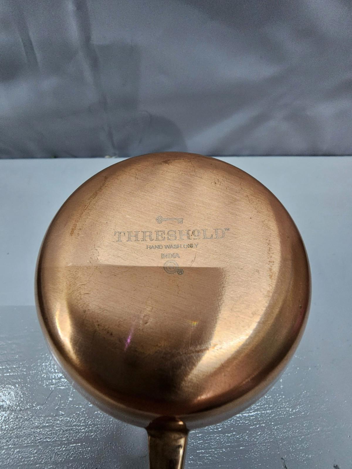 Mikasa Moscow Mule Copper Mug Polished Copper Finish with Brass Handle 16 oz