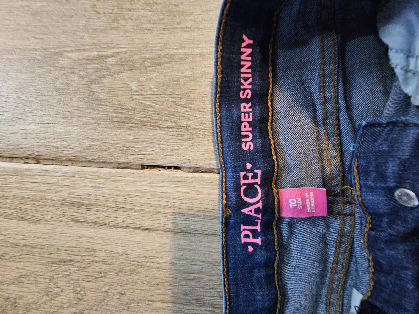 The Children’s Place Girls Super Skinny Jeans – Size 10 Slim – Dark Wash Denim