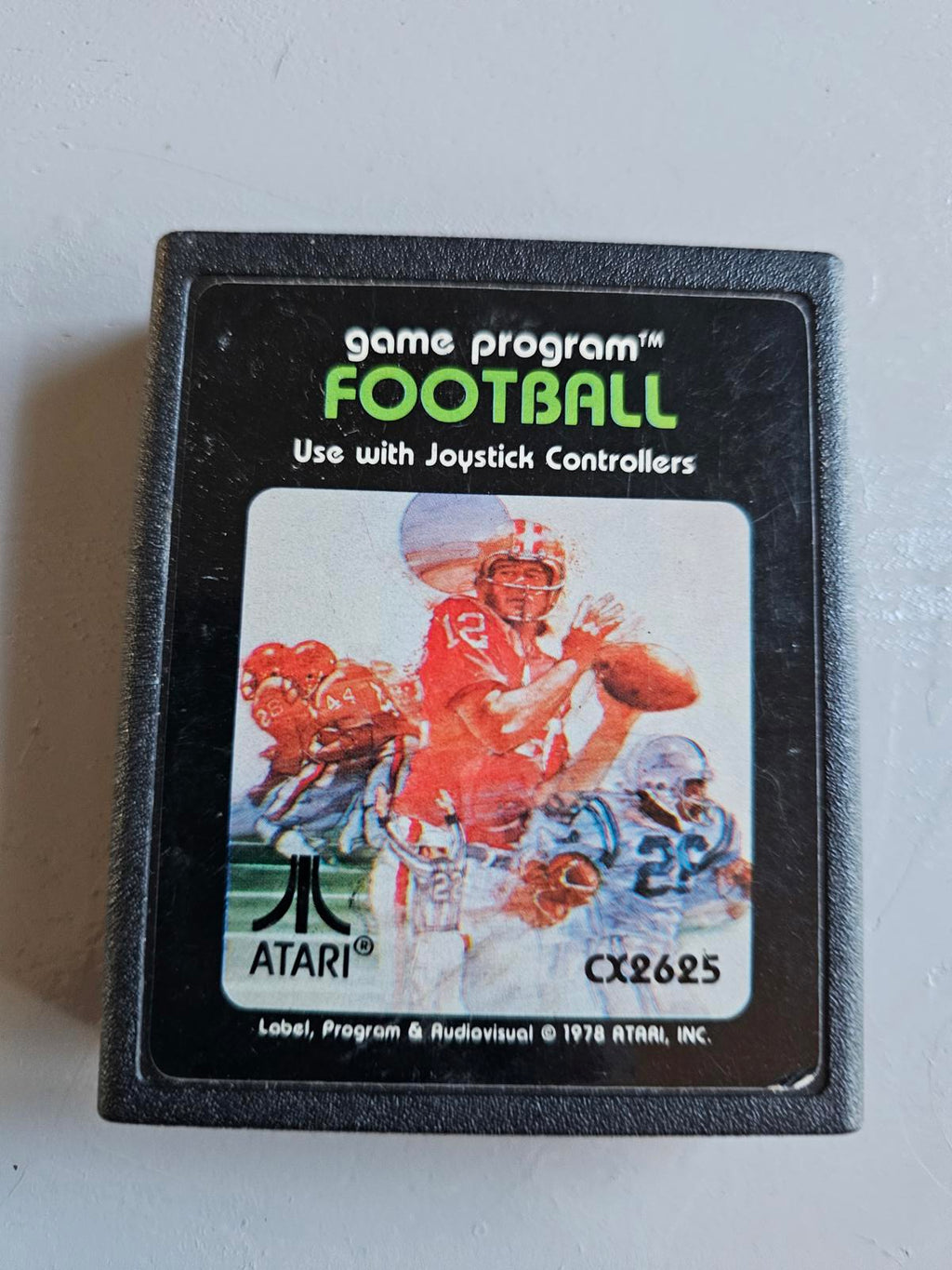 Vintage Atari Football Game Cartridge - Joystick Ready!