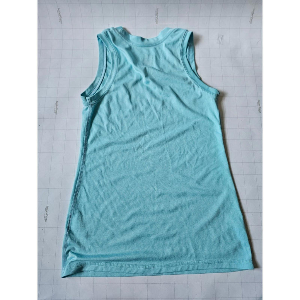 Nike Dri Fit Tank Top Size XS Women's Light Blue Running Racer Back Tee