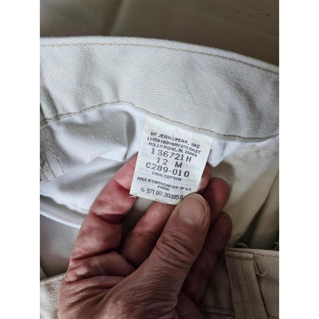 Riders Tan Khaki Pants Size 12M Straight Leg Stretch Comfort Fit