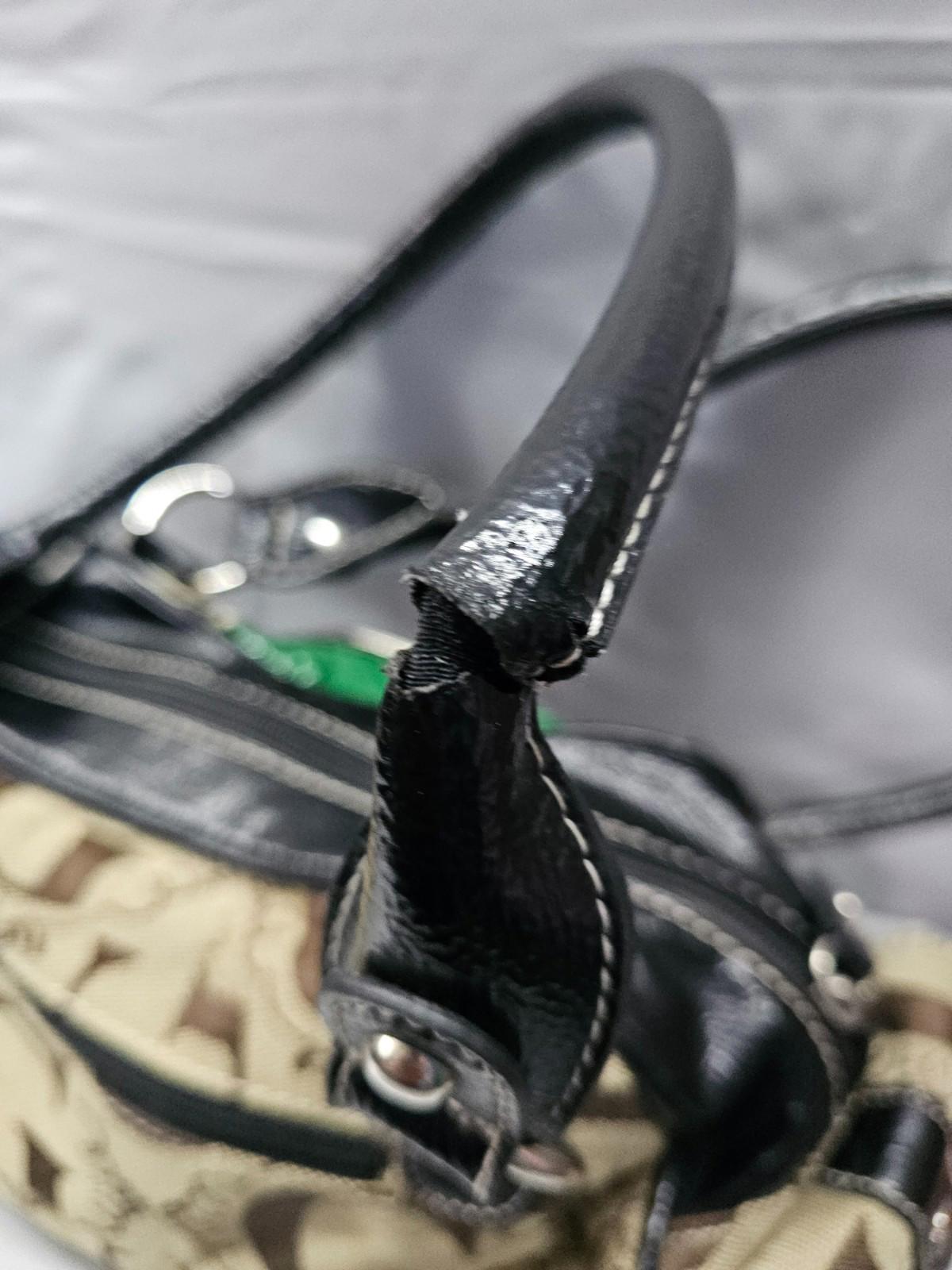 Multicolor Patchwork “G” Handbag Faux Leather Mixed Print Purse