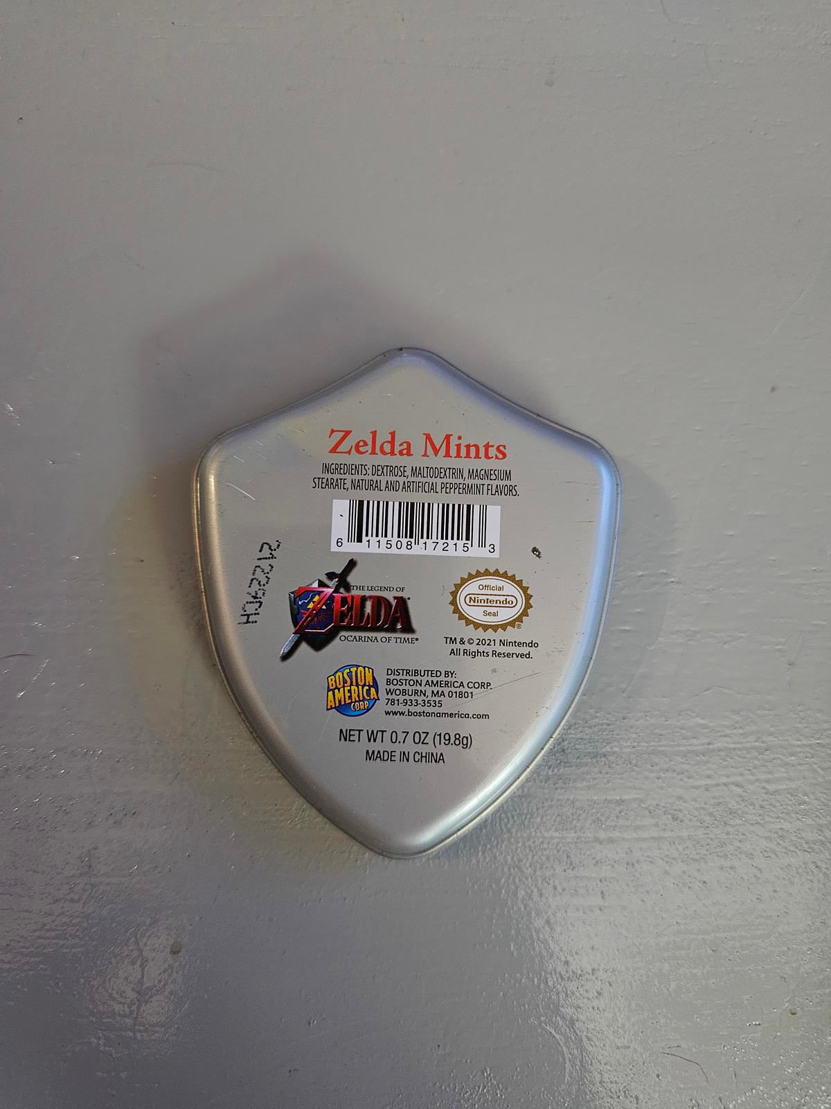 Zelda Mints Shield Tin - Hyrule's Freshest Defense