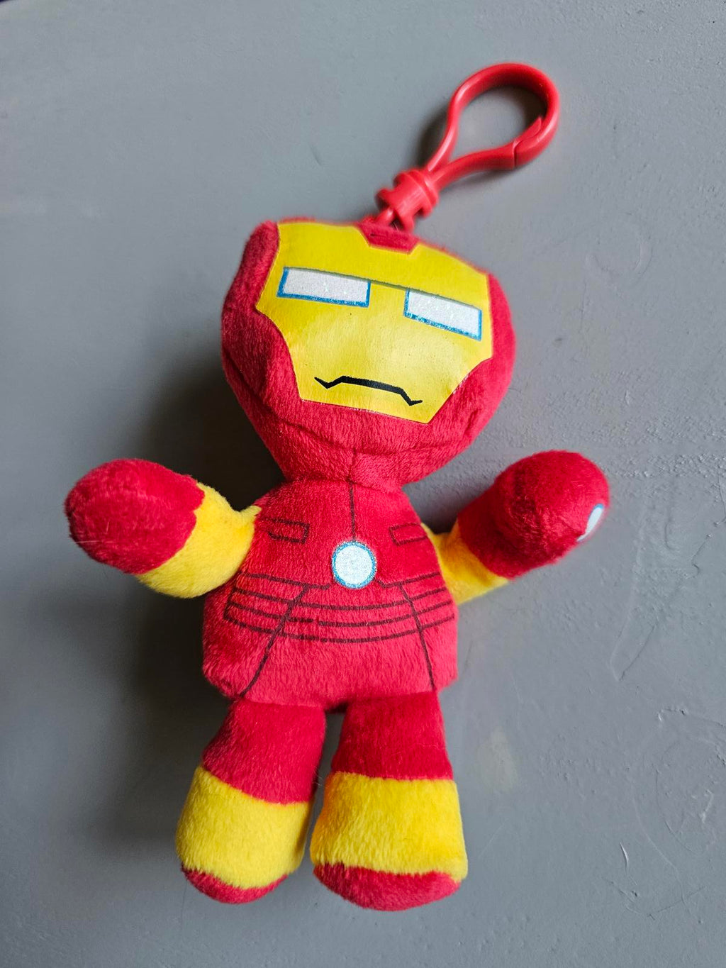 Mini Iron Man Beanbag Plush Keychain