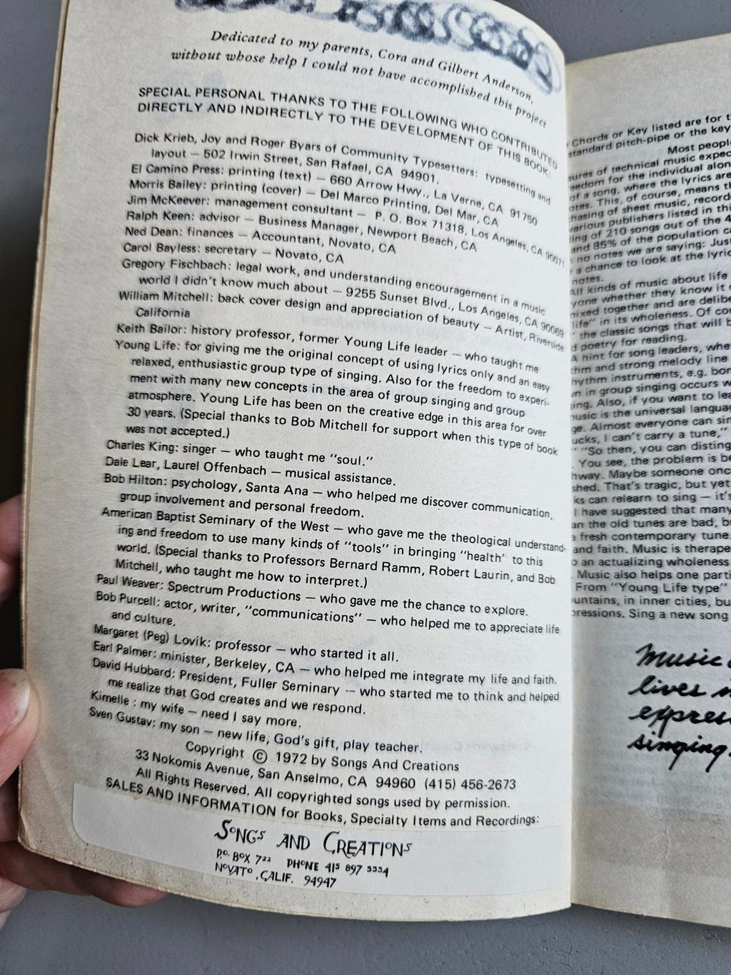 Vintage Mennonite Voluntary Service Songbook - Sing Your Heart Out!