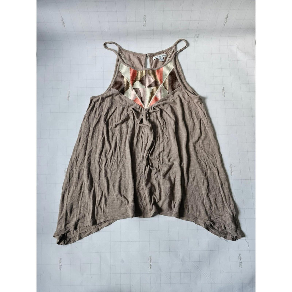 American Eagle Women's Embroidered Tank Top Size Small