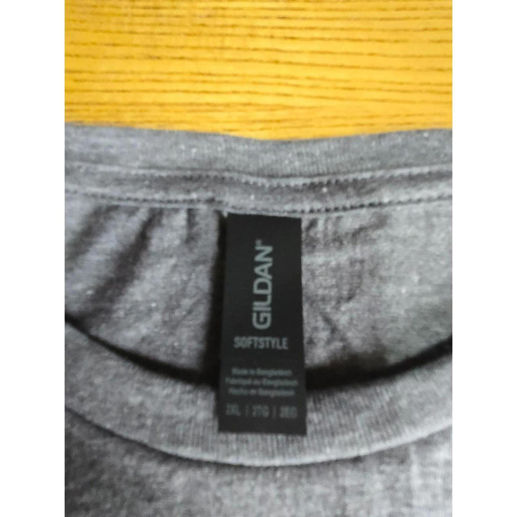 NEW Gildan Softstyle Heather Gray T Shirt Size 2XL Cotton Blend