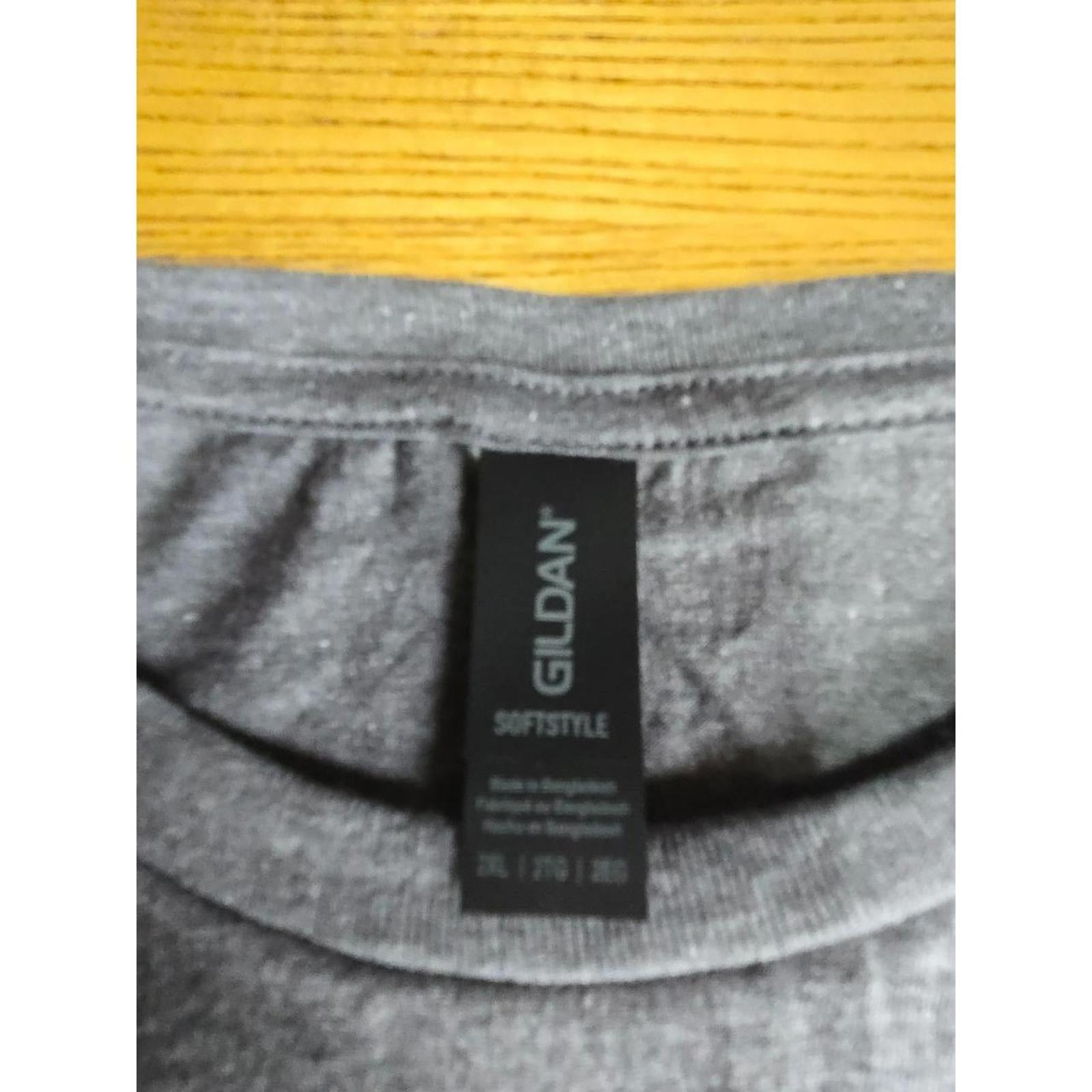 NEW Gildan Softstyle Heather Gray T Shirt Size 2XL Cotton Blend