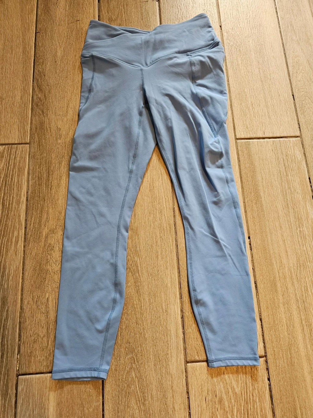 Fabletics PureLuxe High-Waist Leggings XS Blue Seamless Soft Stretch Yoga Pants